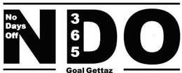 NDO NO DAYS OFF 365 GOAL GETTAZ trademark