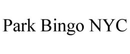 PARK BINGO NYC trademark