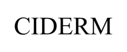 CIDERM trademark
