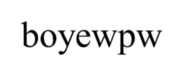 BOYEWPW trademark