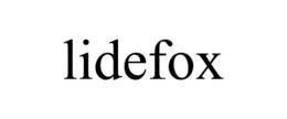 LIDEFOX trademark