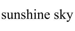 SUNSHINE SKY trademark