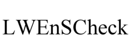 LWENSCHECK trademark