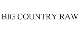 BIG COUNTRY RAW trademark