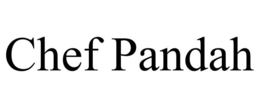 CHEF PANDAH trademark