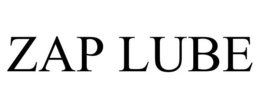 ZAP LUBE trademark