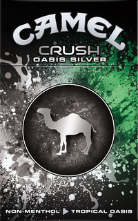 CAMEL CRUSH OASIS SILVER NON-MENTHOL TROPICAL OASIS trademark
