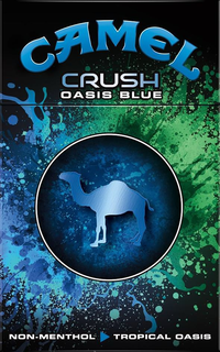 CAMEL CRUSH OASIS BLUE NON-MENTHOL TROPICAL OASIS trademark