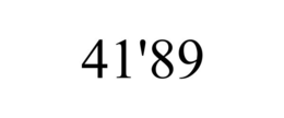 41'89 trademark