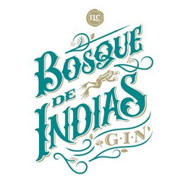 ILC BOSQUE DE INDIAS G·I·N trademark
