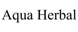 AQUA HERBAL trademark