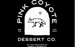 PINK COYOTE DESSERT CO. DESTIN FLORIDA DESSERT CO. BY THE CREATORS OF DEWEY'S SNOBALLS trademark
