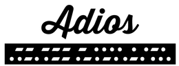 ADIOS -- --- - · · · ·  ·  ·- · · · - · · -- · -· · - · · · · trademark