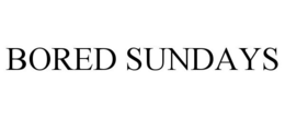 BORED SUNDAYS trademark