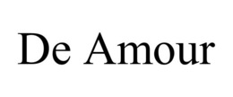 DE AMOUR trademark