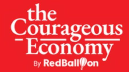 THE COURAGEOUS ECONOMY BY RED BALLOON trademark