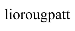 LIOROUGPATT trademark