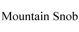 MOUNTAIN SNOB trademark