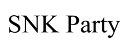 SNK PARTY trademark