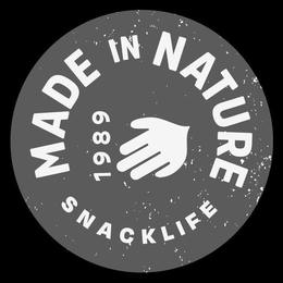 MADE IN NATURE SNACKLIFE 1989 trademark