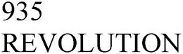 935 REVOLUTION trademark