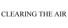 CLEARING THE AIR trademark