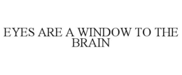EYES ARE A WINDOW TO THE BRAIN trademark