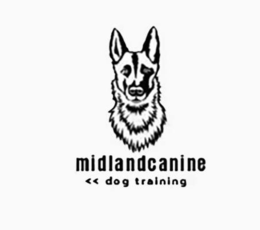MIDLANDCANINE << DOG TRAINING trademark