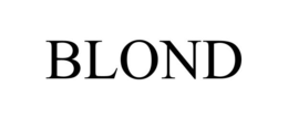 BLOND trademark