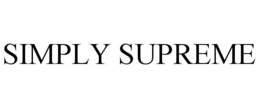SIMPLY SUPREME trademark