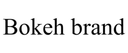 BOKEH BRAND trademark