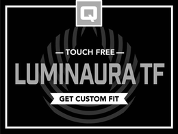 Q -TOUCH FREE- LUMINAURA TF GET CUSTOM FIT trademark