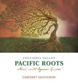 COLUMBIA VALLEY PACIFIC ROOTS MADE WITH ORGANIC GRAPES CABERNET SAVIGNON trademark