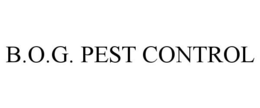 B.O.G. PEST CONTROL trademark