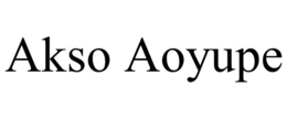 AKSO AOYUPE trademark