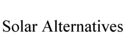 SOLAR ALTERNATIVES trademark
