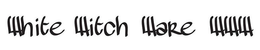 WHITE WITCH WARE WWW trademark