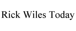 RICK WILES TODAY trademark