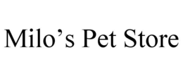 MILO'S PET STORE trademark