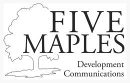 FIVE MAPLES DEVELOPMENT COMMUNICATIONS trademark