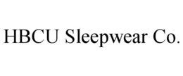 HBCU SLEEPWEAR CO. trademark
