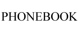 PHONEBOOK trademark