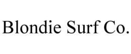 BLONDIE SURF CO. trademark