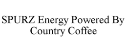 SPURZ ENERGY POWERED BY COUNTRY COFFEE trademark