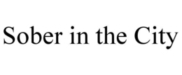 SOBER IN THE CITY trademark