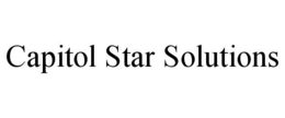 CAPITOL STAR SOLUTIONS trademark