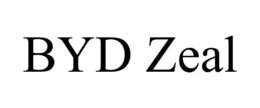 BYD ZEAL trademark