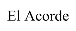 EL ACORDE trademark