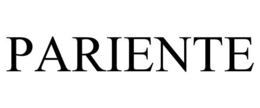 PARIENTE trademark