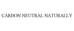 CARBON NEUTRAL NATURALLY trademark